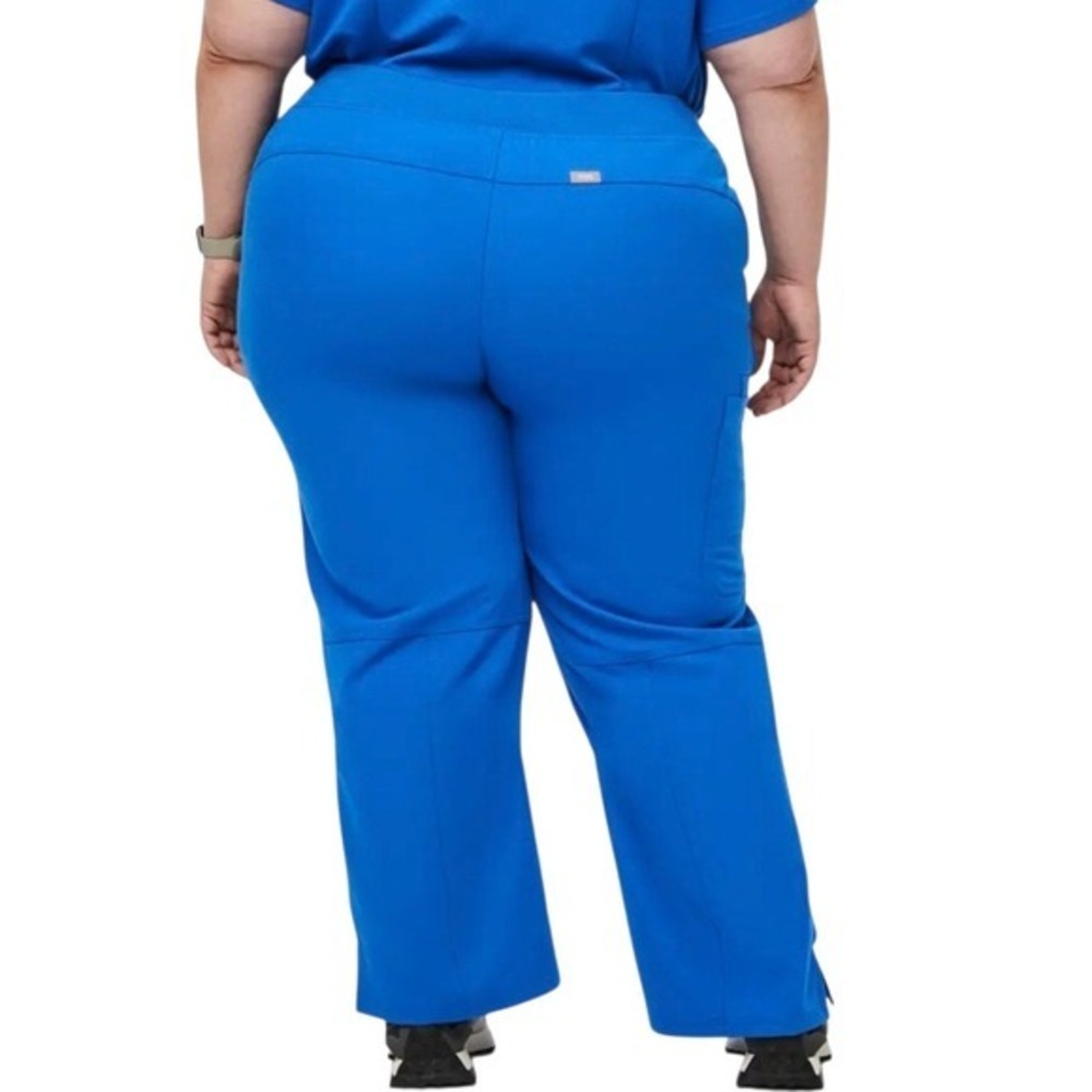 Figs Royal Blue Kade Cargo Scrub Pants-‎ Plus Size Tall 5XLT - Picture 2 of 9
